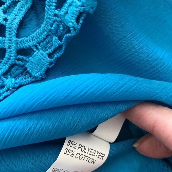 𝅺swimsuit Coverup Turquoise - Picture 6 of 9